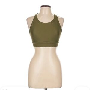 Fabletics Olive Green Built-In Bra Tank NWT
